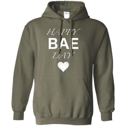 Valentine_s Day T-shirt Happy Bae Day Military Green