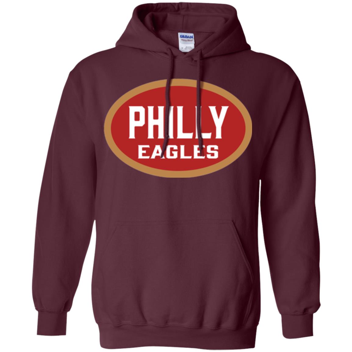 Football T-shirt Philly Eagles Maroon