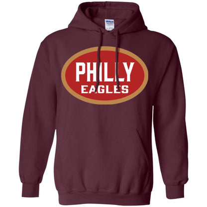 Football T-shirt Philly Eagles Maroon