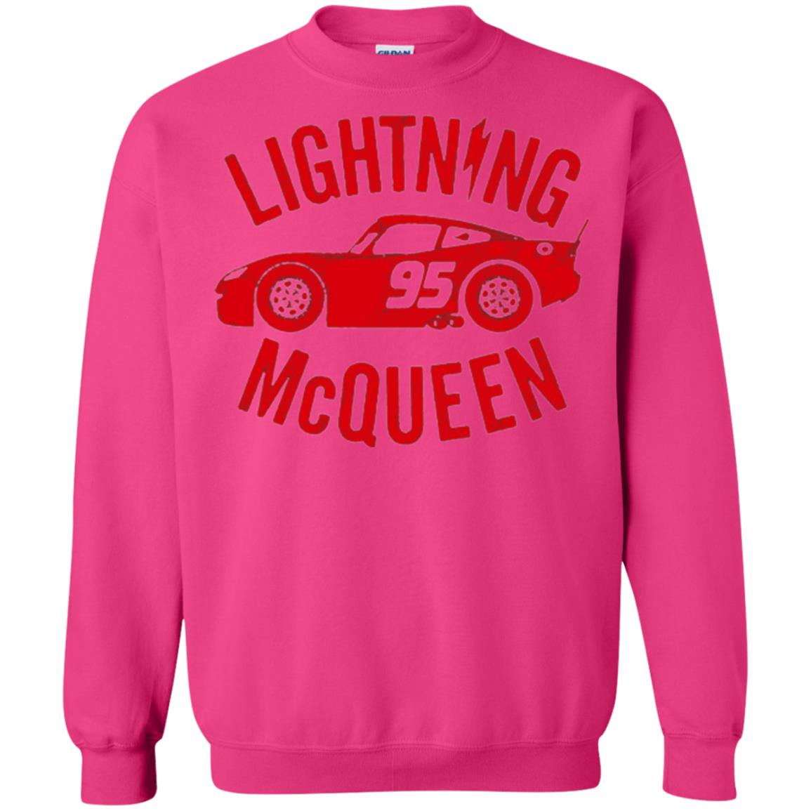 Pixar Cars Lightning 95 Mcqueen Vintage Graphic T-shirt Heliconia