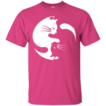 Ying Yang Cat T-shirt Heliconia