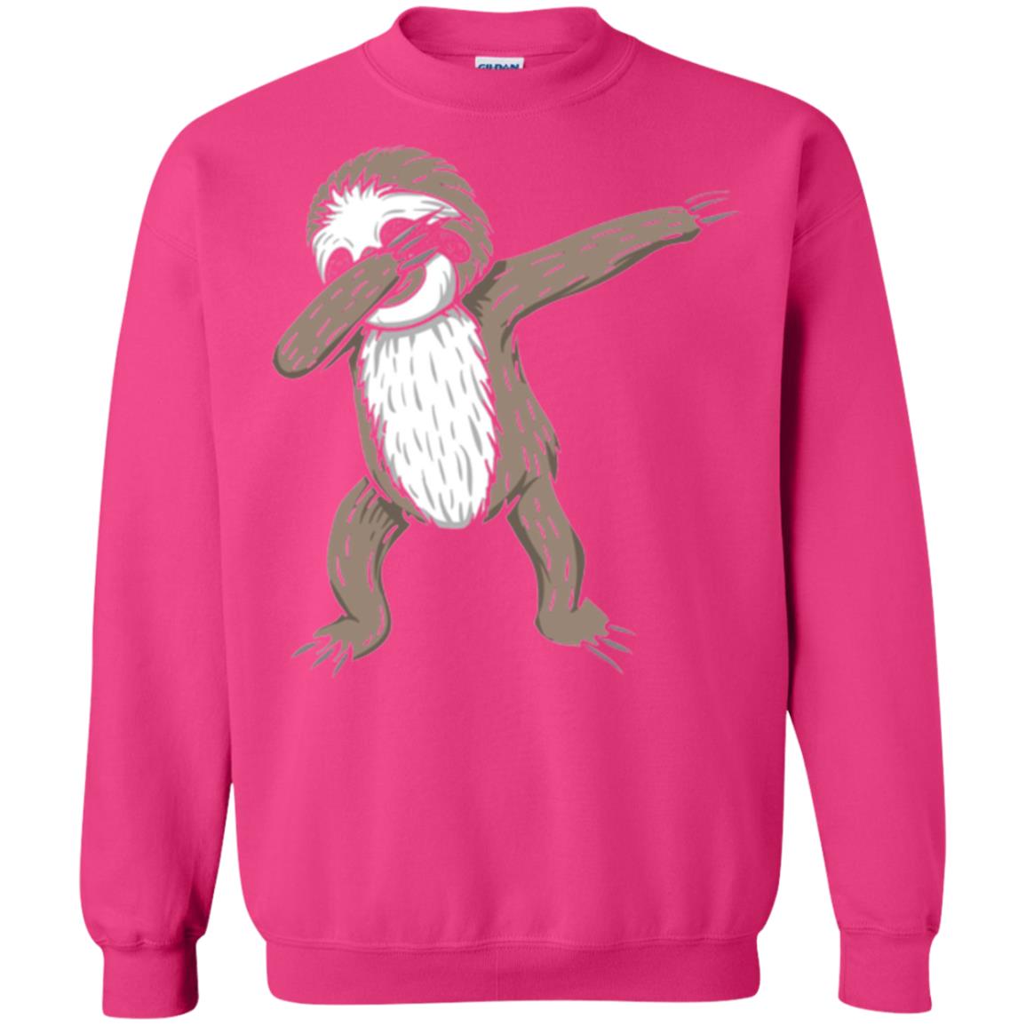Sloth Dabbing T-shirt Funny Dance Move Heliconia