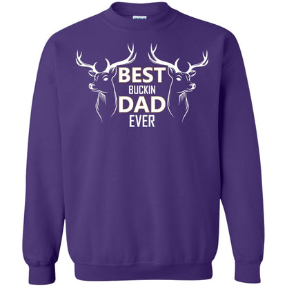 Best Buckin_ Dad Ever Daddy Shirt For Father_s Day Purple