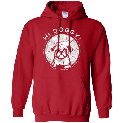 Dog Lovers T-shirt Hi Doggy Red