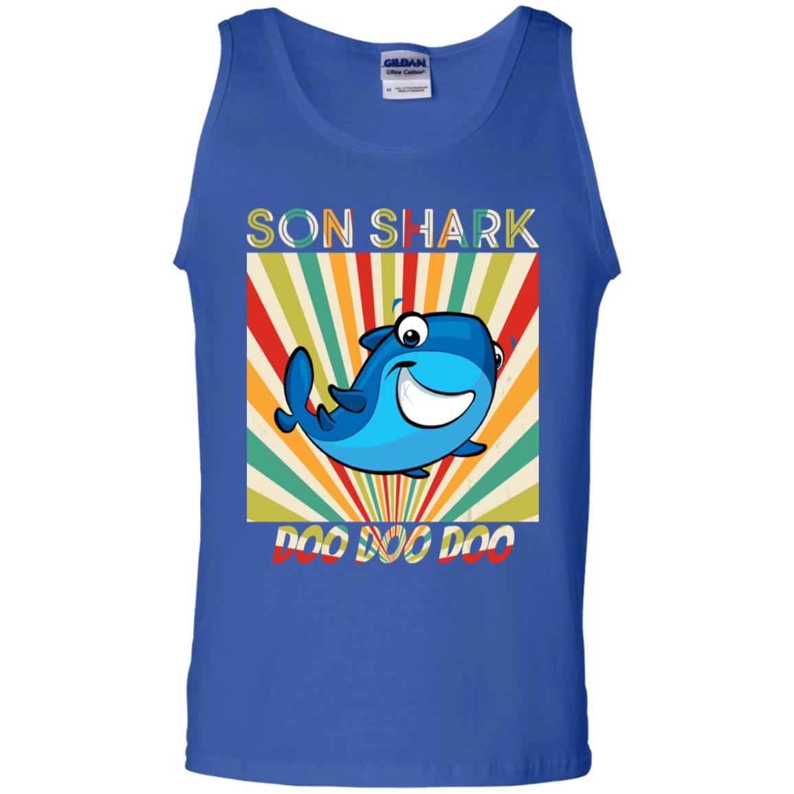Son Shark Doo Doo Doo Family Shark Gift Shirt Royal