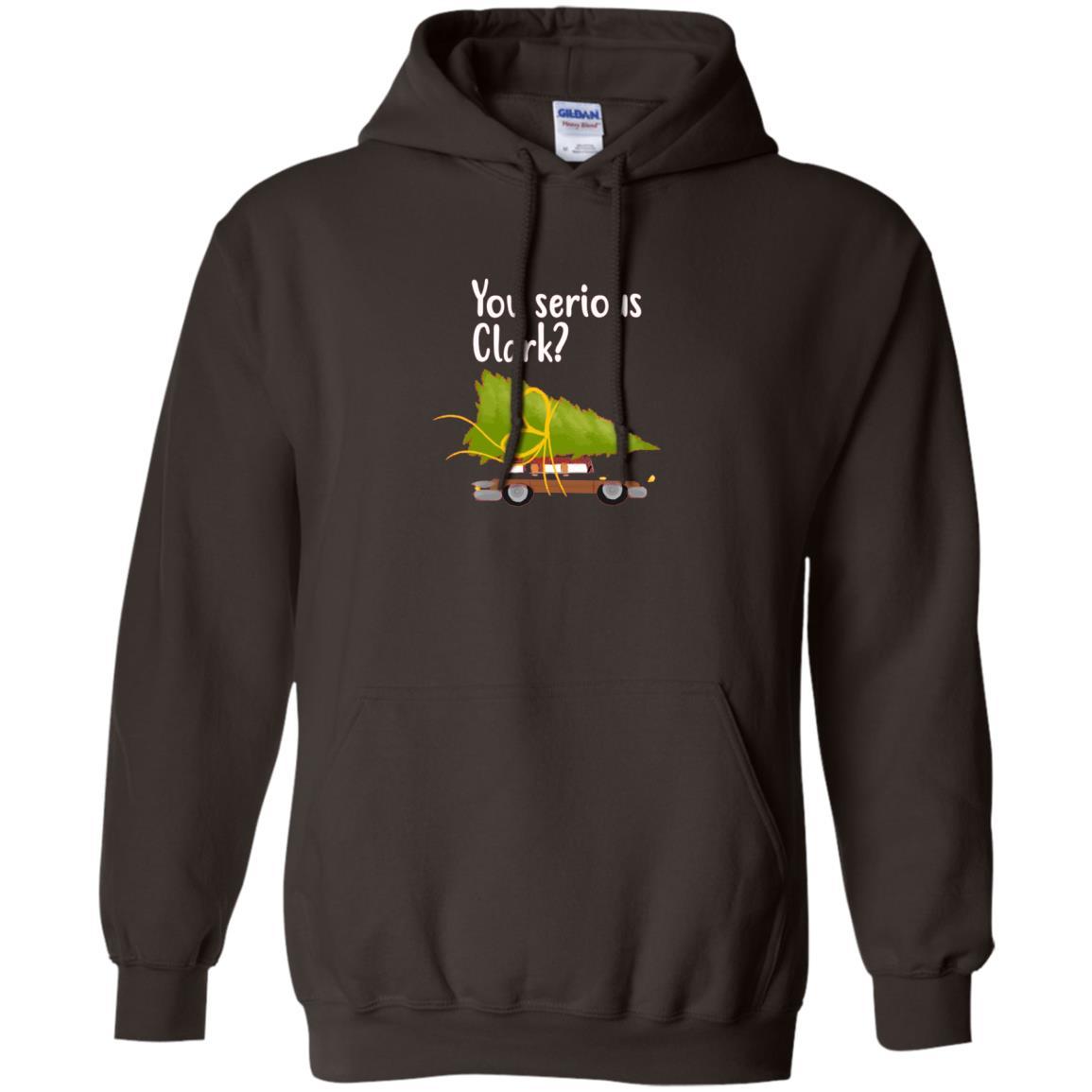 Christmas T-shirt You Serious Clark Dark Chocolate