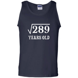 Brithday T-shirt Square Root Of 289