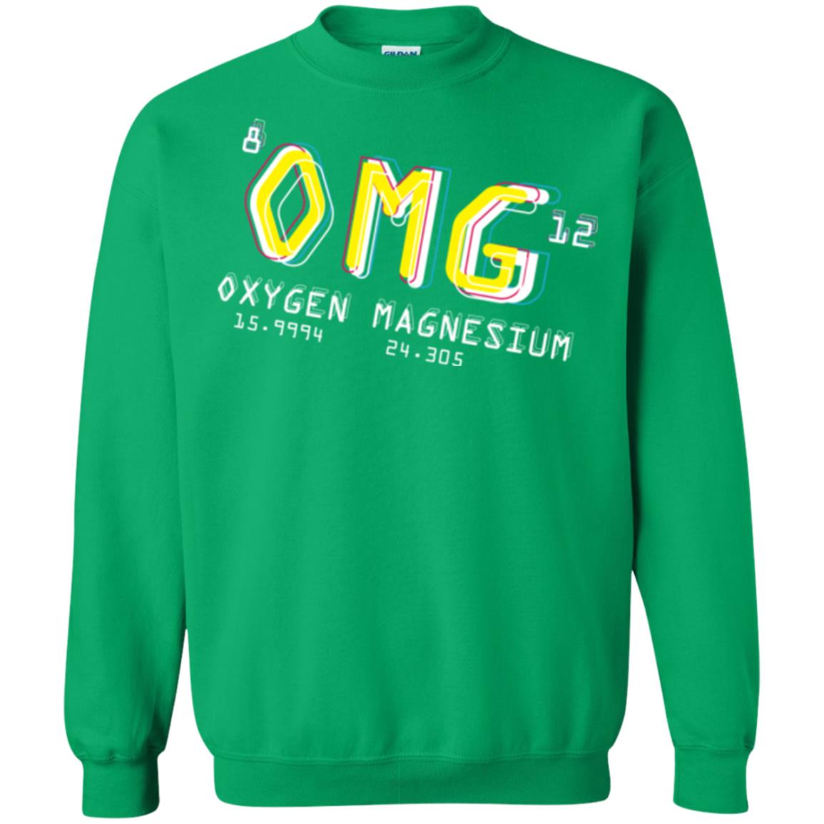 Funny Science Class T-shirt Omg Oxygen Magnesium Irish Green