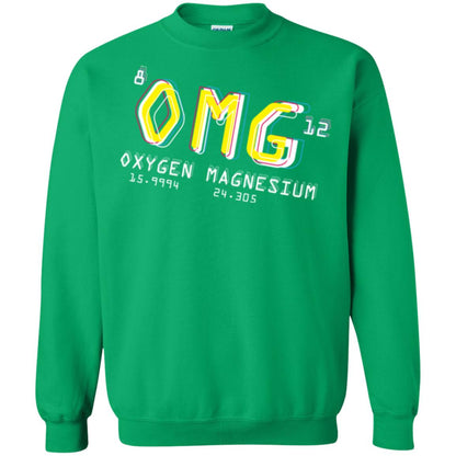 Funny Science Class T-shirt Omg Oxygen Magnesium Irish Green