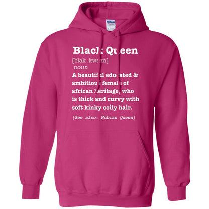 African Pride Melanin Educated T-shirt Black Queen Definition Heliconia
