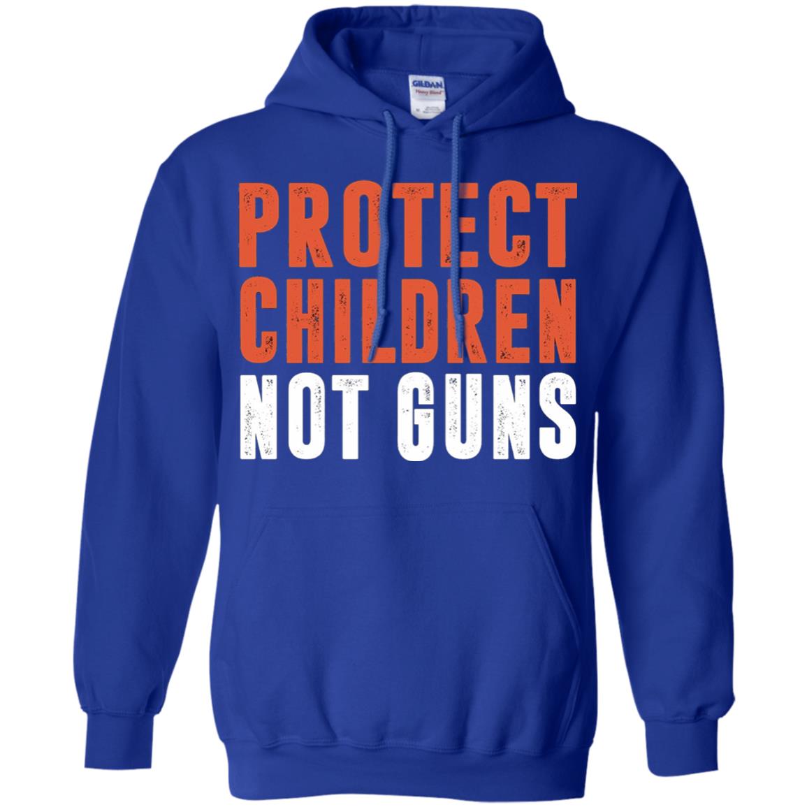 Protect Children Not Guns Quote Shirt Royal