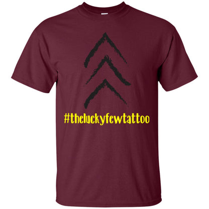 Hash Tag The Lucky Few Tattoo Gift Shirt For Friend Maroon