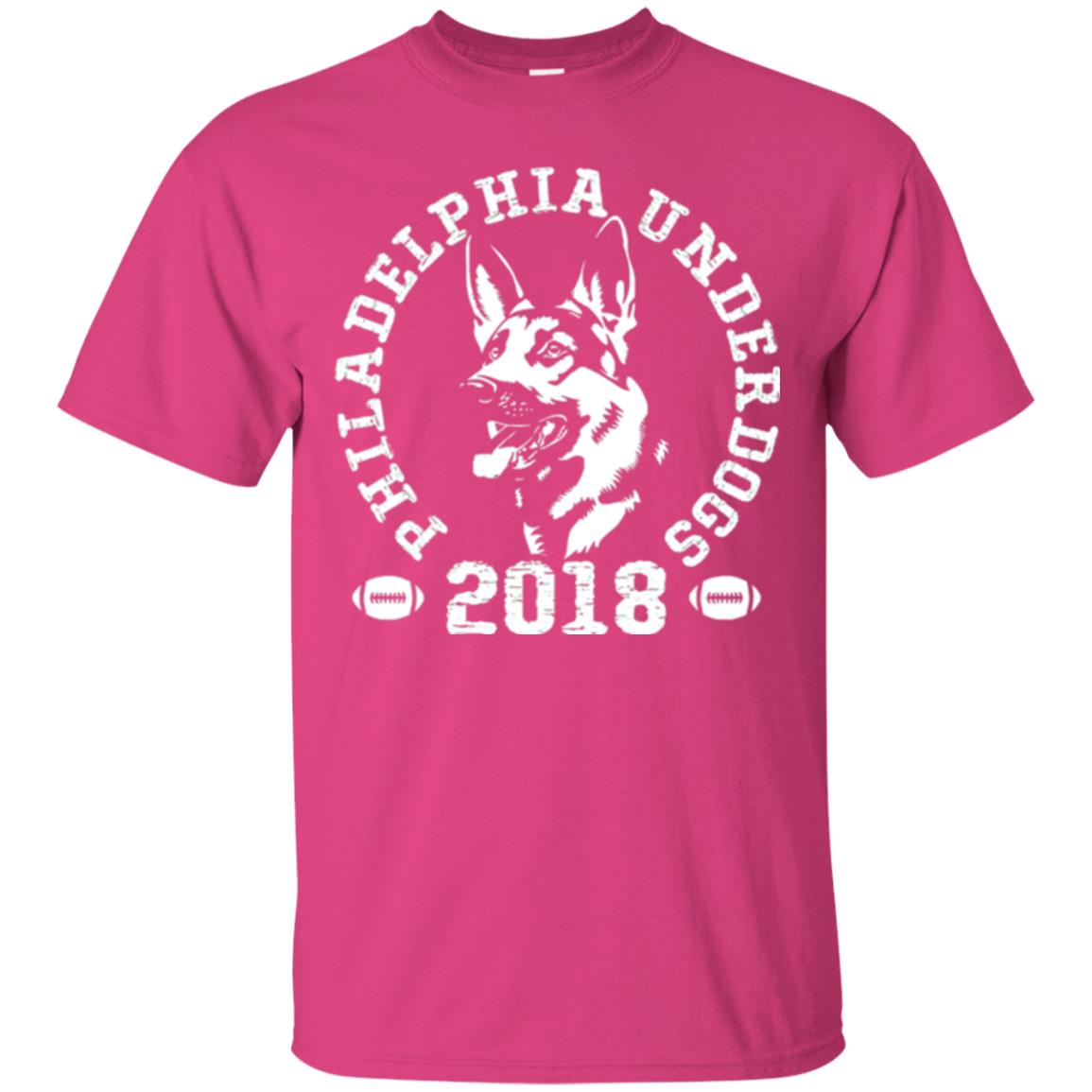 Dog Lover T-shirt Philadelphia Underdogs T-shirt Heliconia