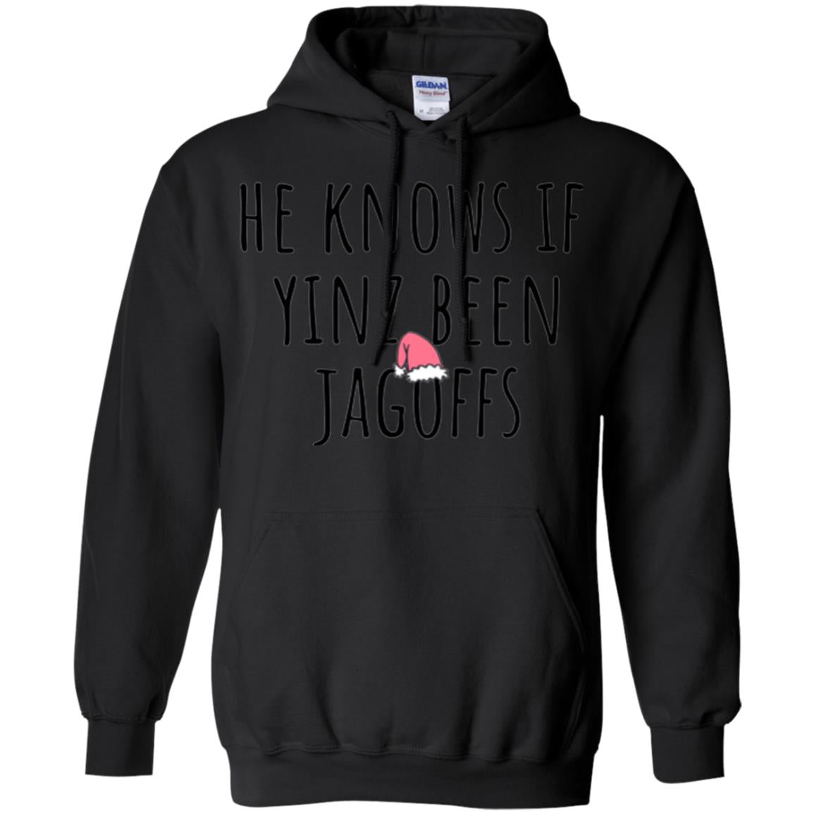 He Knows If Yinz Been Jagoffs T-shirt Black