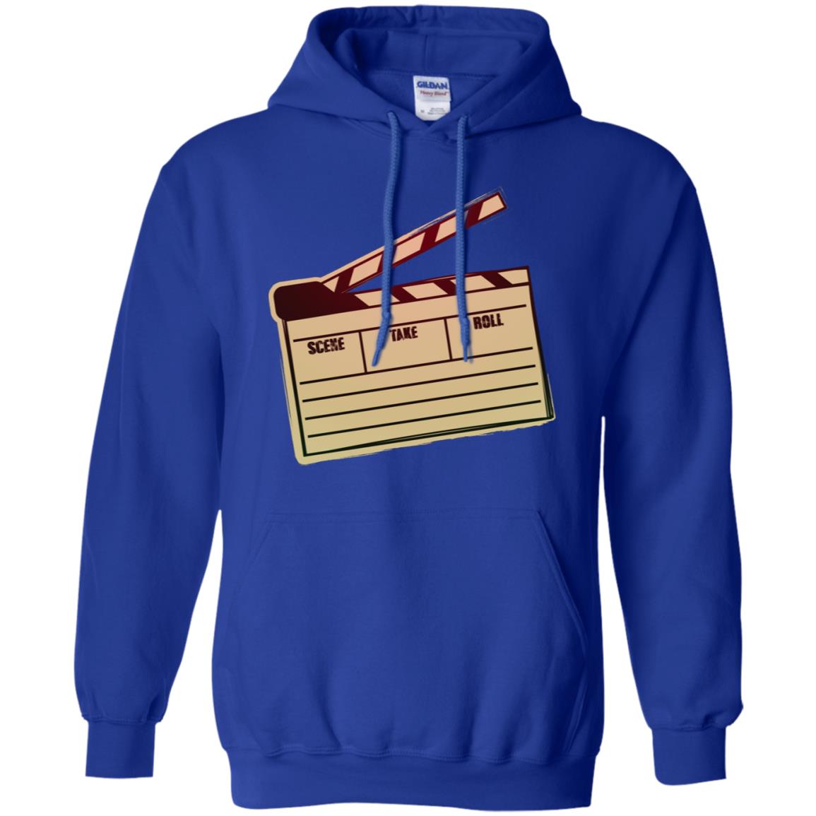 Movie Clapper Filmmaker Film Student Shirt Royal