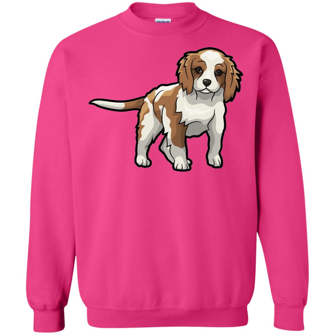 Cute Blenheim Cavalier King Charles Spaniel T-shirt Heliconia