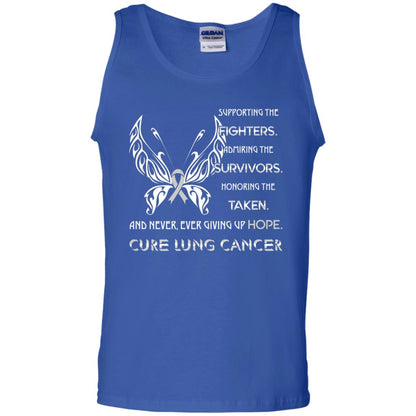 Supporting The Fighters Admiring The Survivors Honoring The Taken And Never Ever Giving Up Hope Cure Lung Cancer Royal