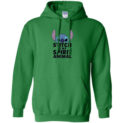 Disney Stitch Is My Spirit Animal T-shirt Irish Green
