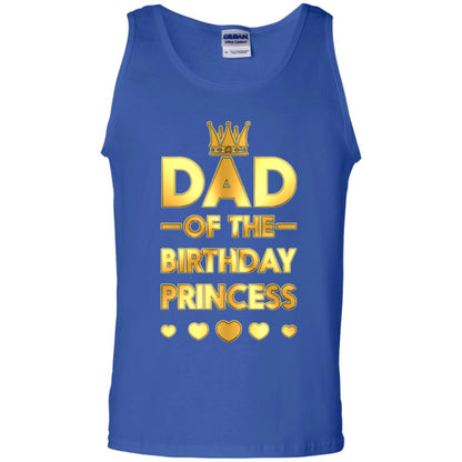 Dad Of The Birthday Princess Family T-shirt Royal