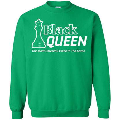 Black Queen Proud Black Woman African American T-shirt Irish Green