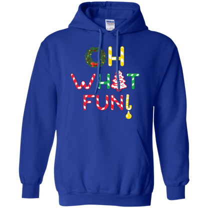 Christmas T-shirt Oh What Fun Royal