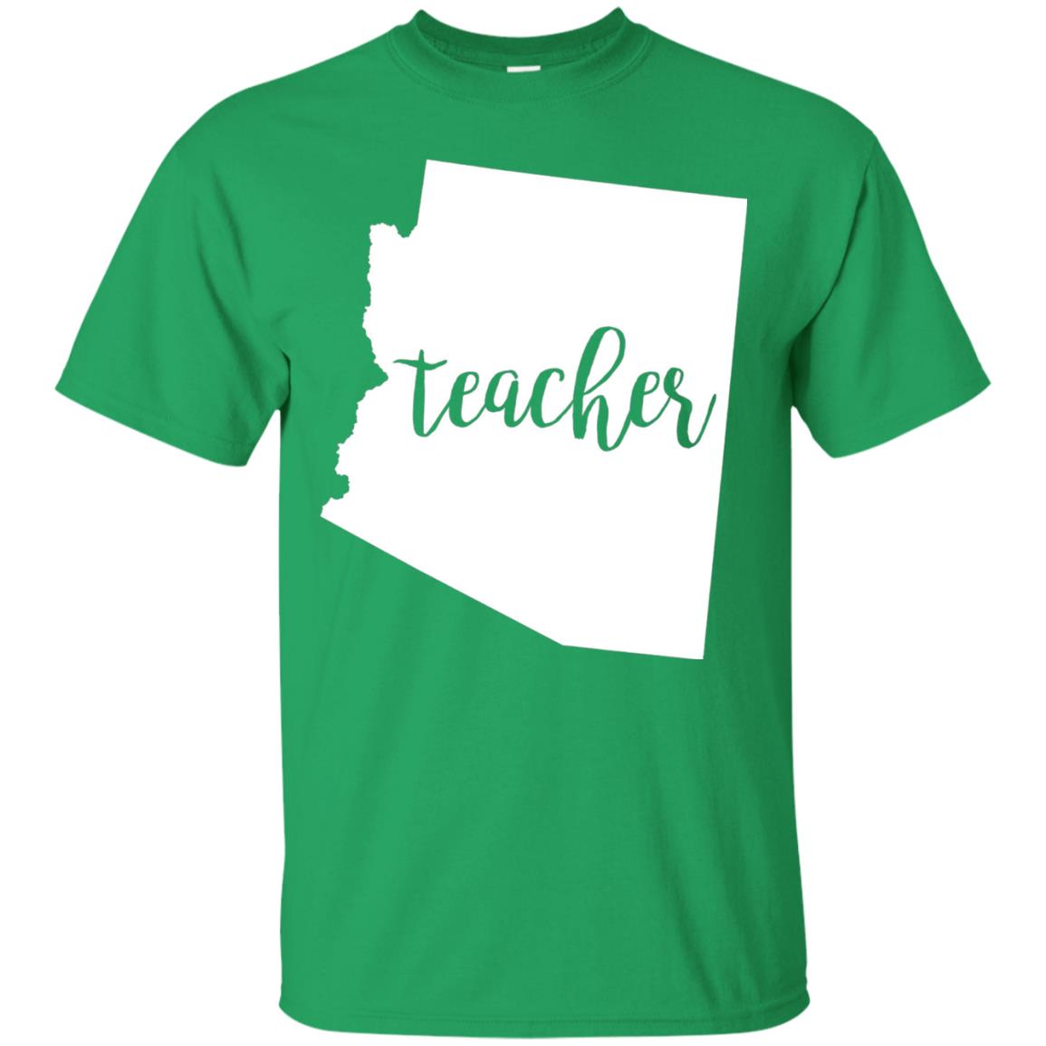 Arizona Teacher Home State Back To School Shirt Irish Green
