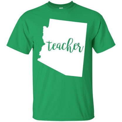 Arizona Teacher Home State Back To School Shirt Irish Green
