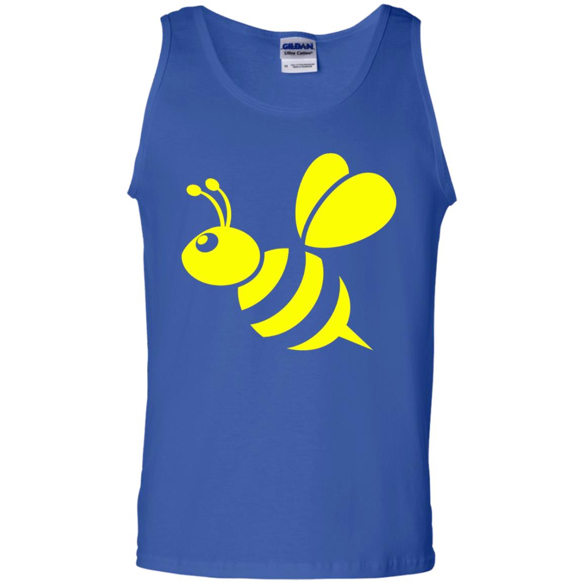 Yellow Honeybee Bee Lover T-shirt Royal