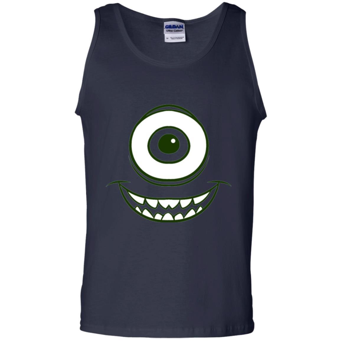 Cartoon T-shirt Mike Wazowski Eye Graphic Navy
