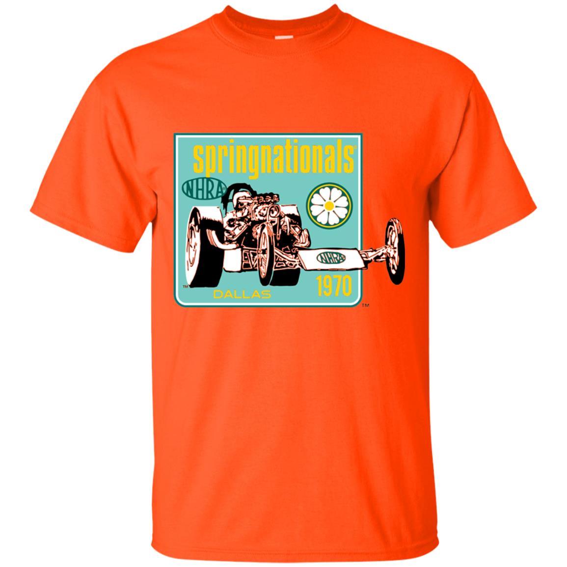 Nhra 1970 Springnationals Shirt Orange