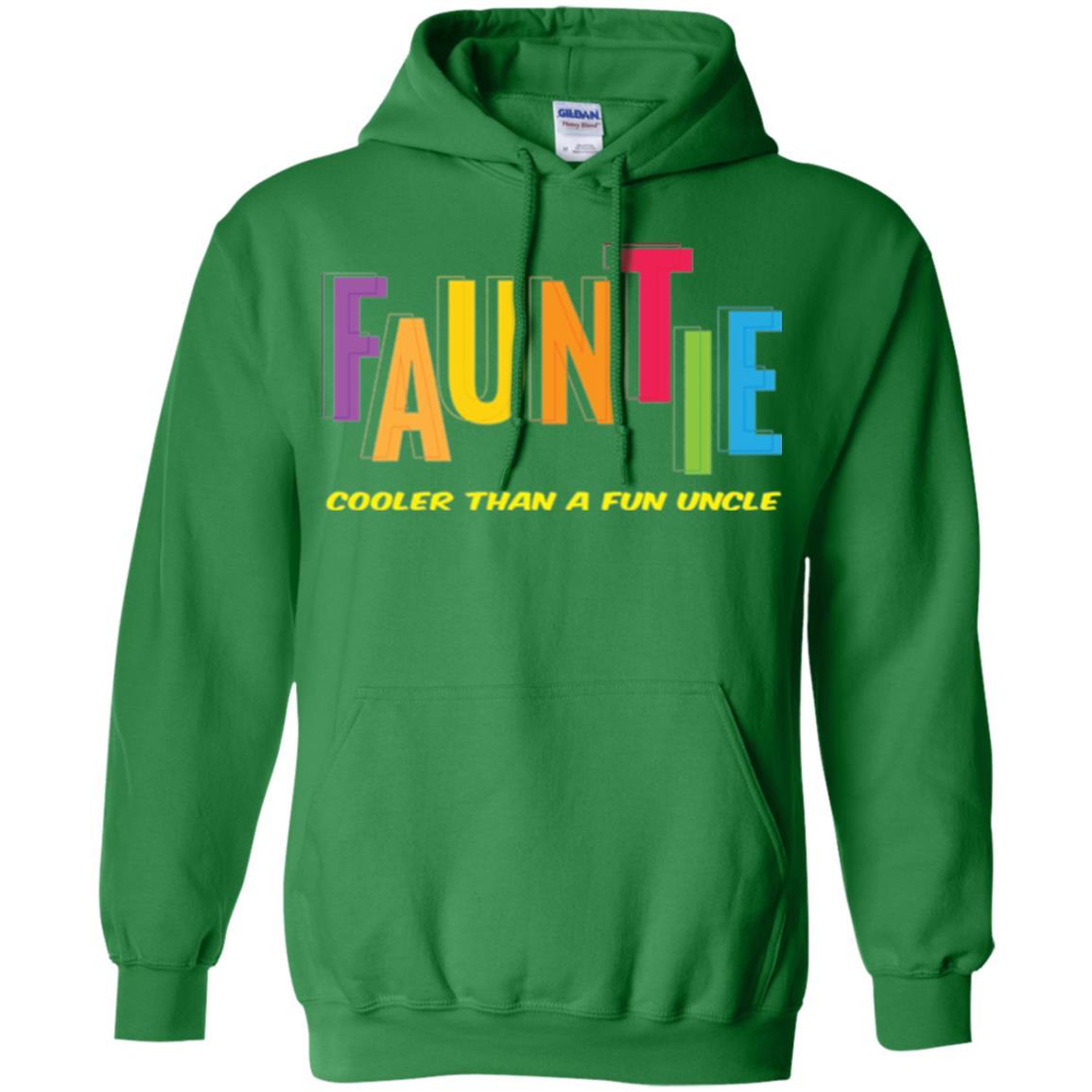 Aunt T-shirt Fauntie Cooler Than A Fun Uncle Irish Green