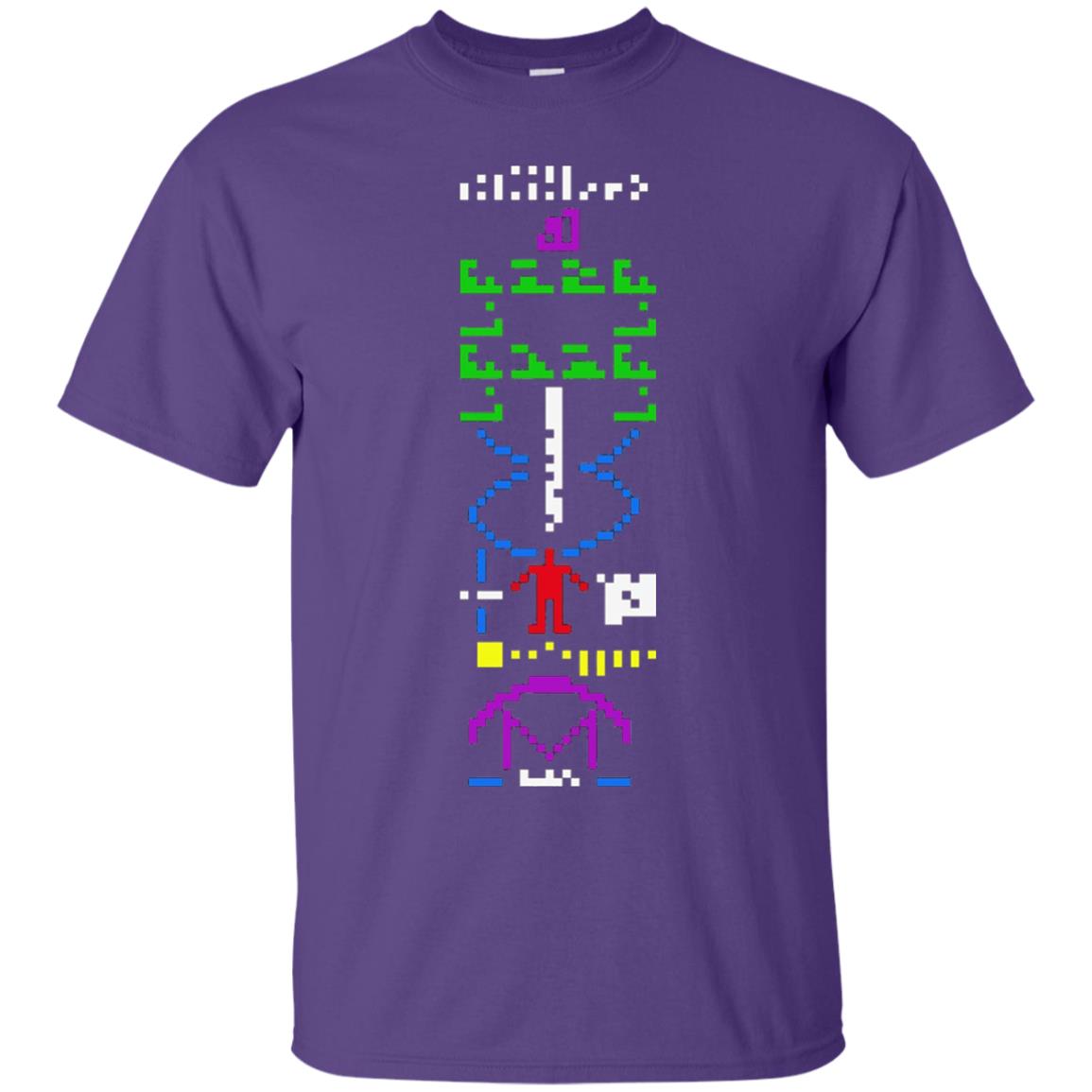 Astronomer T-shirt 1974 Arecibo Message Cool Space Exploration Purple
