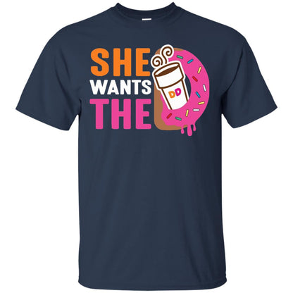She Wants The D Dunking T-shirt Navy