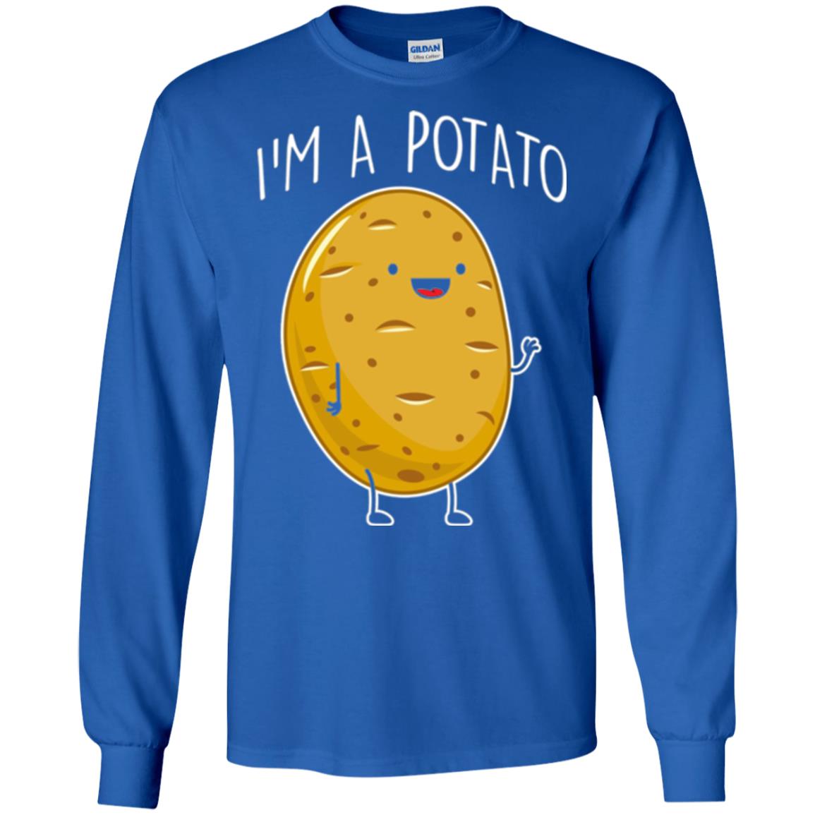 I Am Potato T-shirt Royal