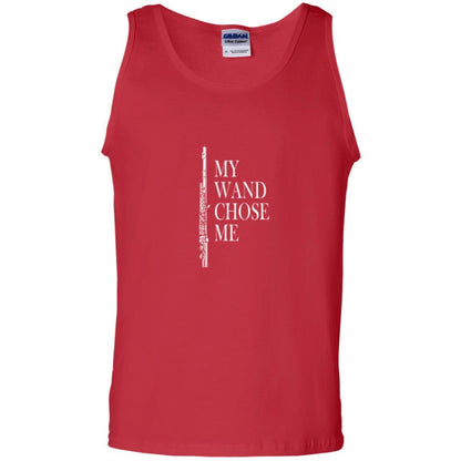 Flute Lover T-shirt My Wand Chose Me Red