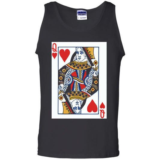 Valentines Day T-shirt Queen Of Hearts Cards Couple Black
