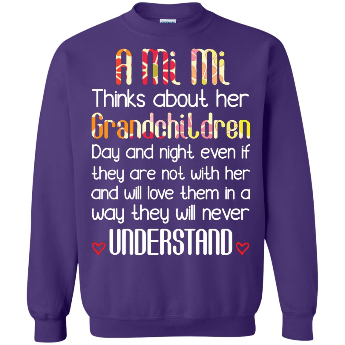 A Mi Mi Thinks About Her Grandchildren And Will Love Them In A Way They Will Never Understand Purple