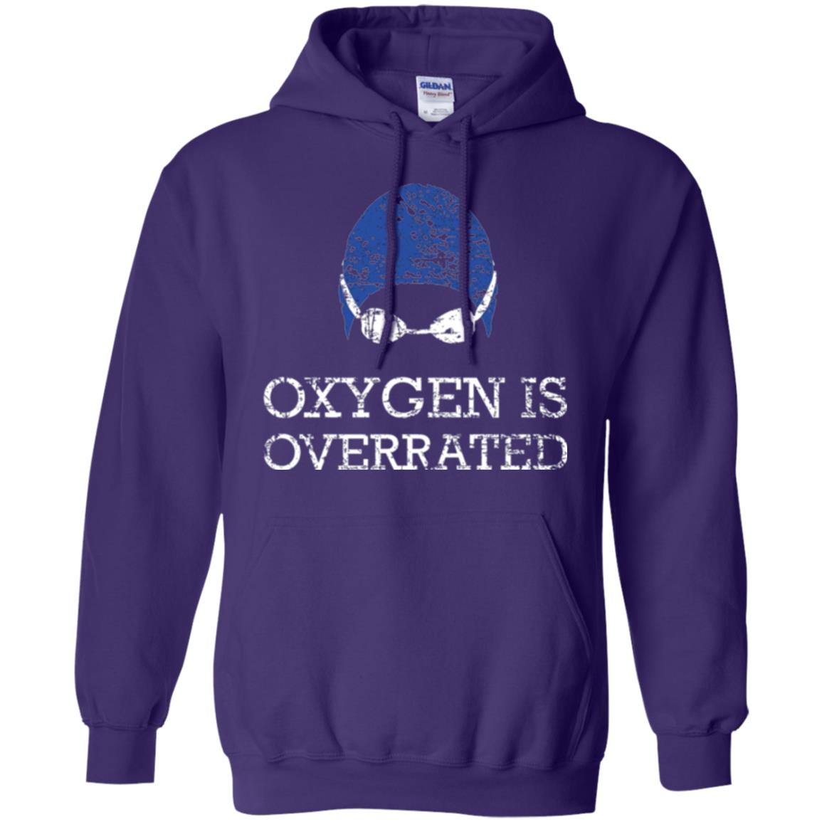 Swimming Lovers T-shirt Oxygen Is Overrated Purple