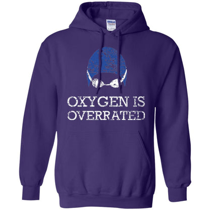 Swimming Lovers T-shirt Oxygen Is Overrated Purple