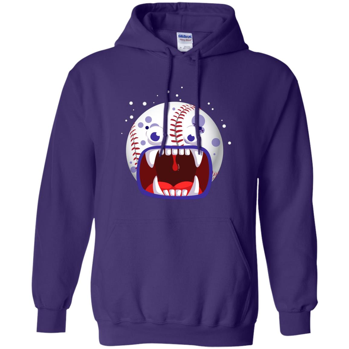 Baseball Halloween Shirt Purple
