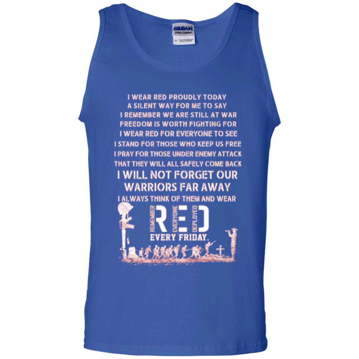 Red Friday Military T-shirt Wear Red Friday Royal