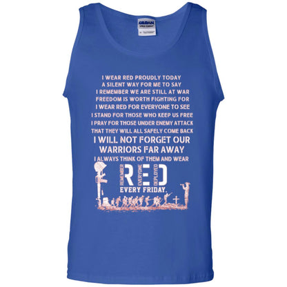 Red Friday Military T-shirt Wear Red Friday Royal