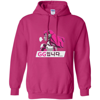 Overwatch D. Va Gg Spray T-shirt Heliconia
