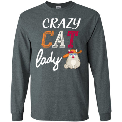 Crazy Cat Lady Chicken Shirt For Girls Womens Dark Heather