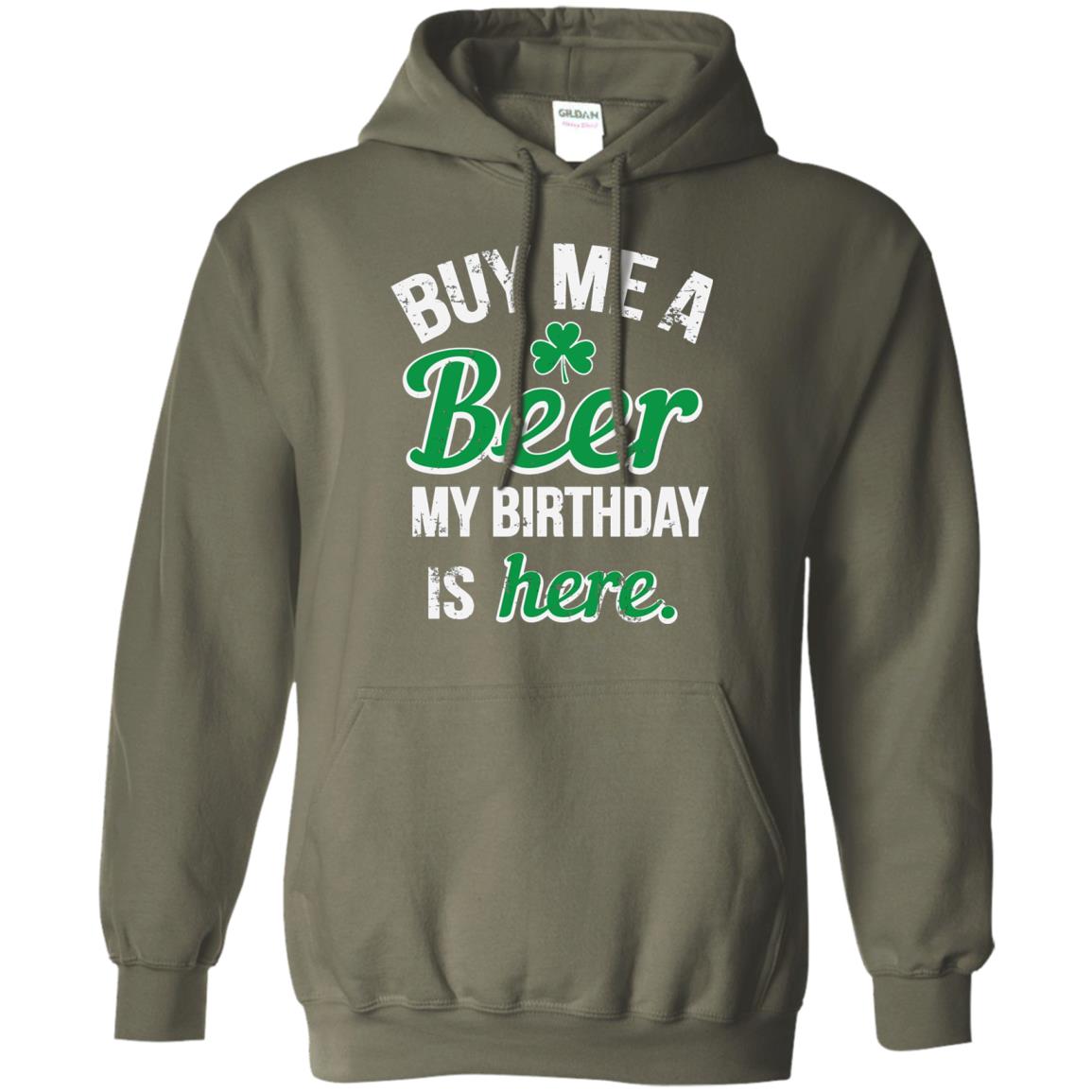Buy Me A Beer Saint Patricks Day T-shirt Military Green