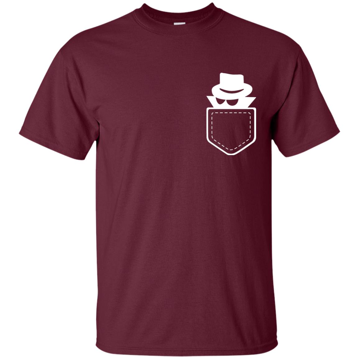 Incognito Pocket Shirt Maroon