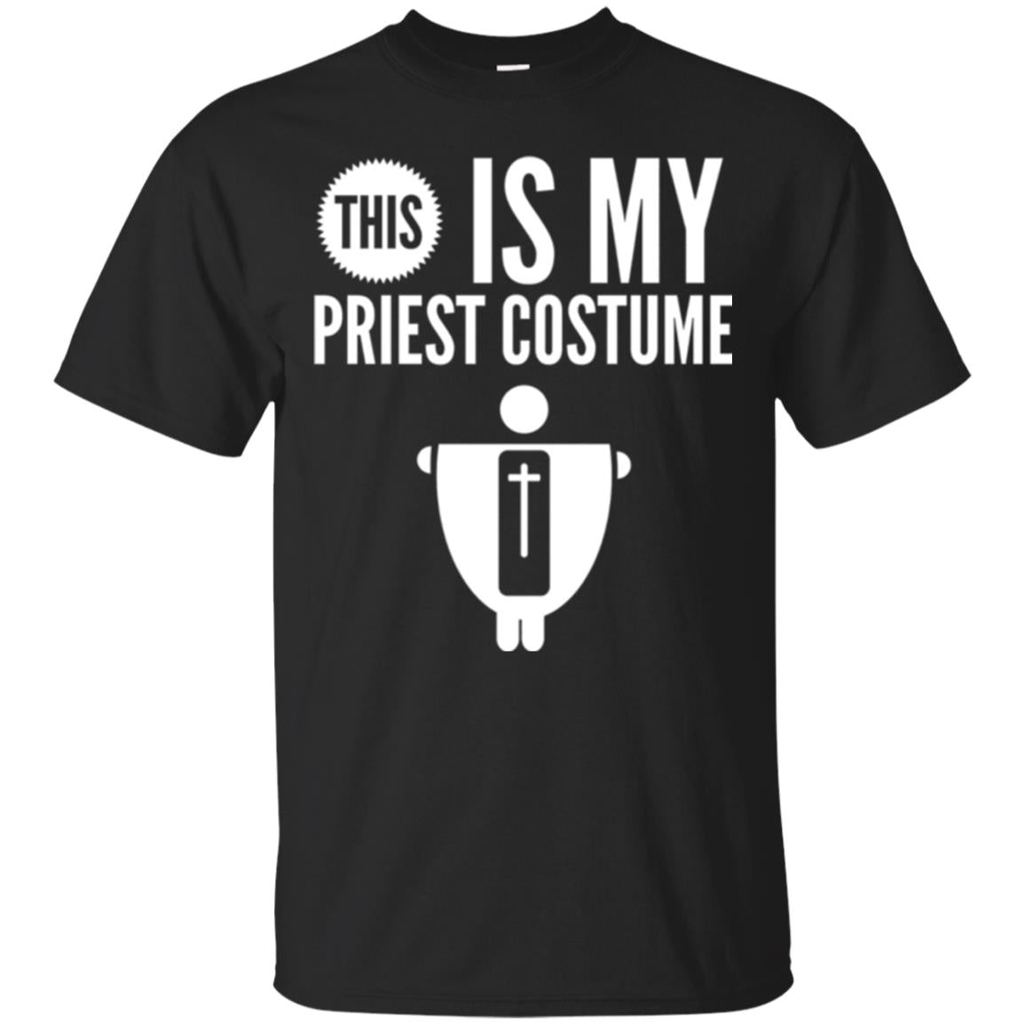 Halloween T-shirt This Is My Priest Black