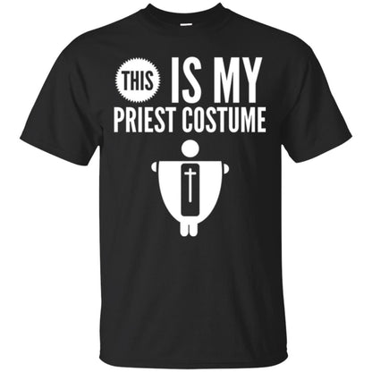 Halloween T-shirt This Is My Priest Black