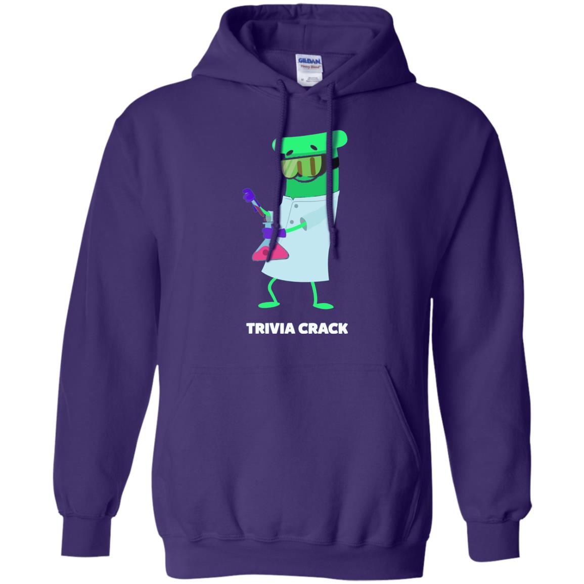 Cute Trivia Crack Scientist Al T-shirt Purple