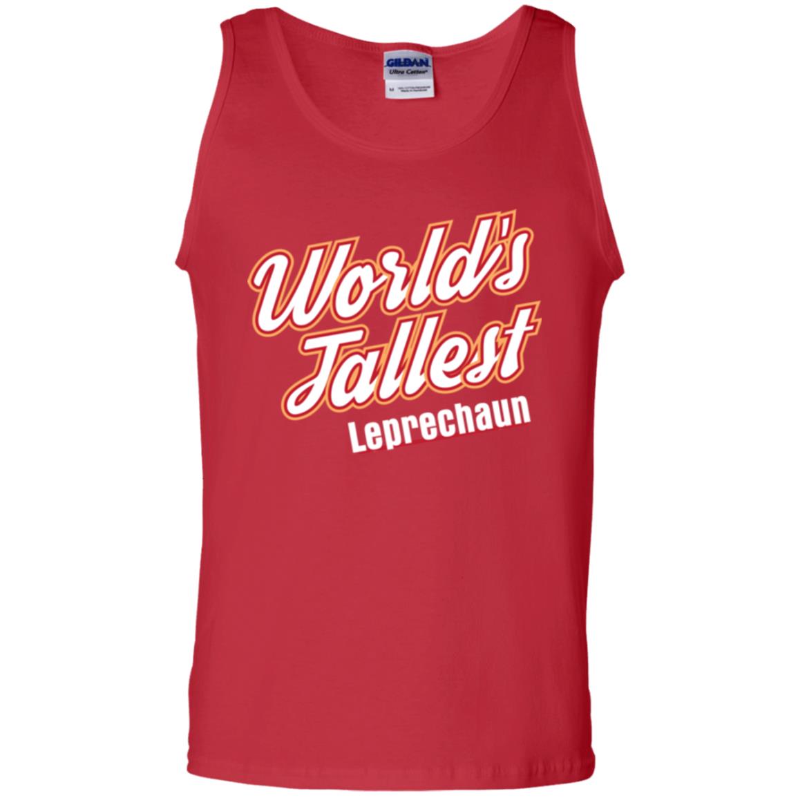 St. Patrick's Day T-shirt World's Tallest Leprechaun Red